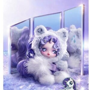 POP MART SKULLPANDA × My Little Pony Series Plush - (Rarity)